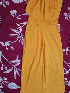 Chic Mustard Jumpsuit