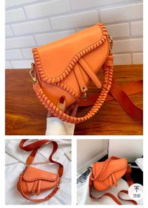 Lilac Saddle Bag