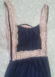 Pack Of 2 Night Gown With Net Detailing
