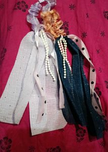 Pearl &amp; Ribbon Hair Accessories