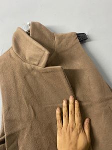 Sleeves Dark Fawn Stylish Coat