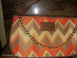 Set Of 2 Patterned Tote Bag