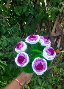 Crochet Tricolour Rose 🌹