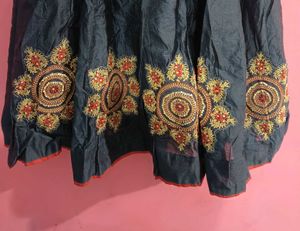 Floral Embroidered Kurta with dupatta