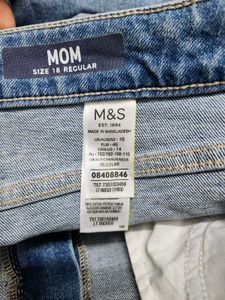 Marks &amp; Spencer Ankle-length Mom Jeans