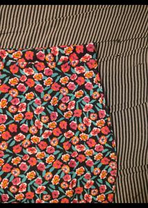 Floral Mini Skirt