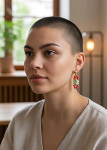 Beaded Drop Earrings