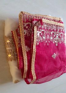New Stunning Organza Mirror work kurta set💫