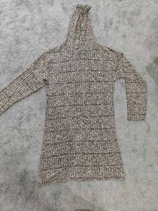 Knit Turtleneck Dress