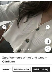 ZARA Cute Cropped Cardigan