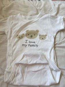 Bear Family Baby Onesie