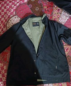 DAKS Coat - Black Both Side Wearing