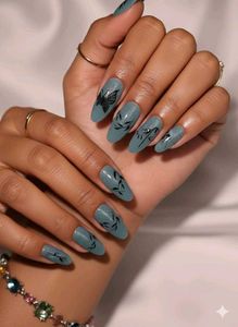 Butterfly Nail Art Stick Ons(Reusable)