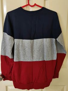 Unisex Tricolour, Casual Cotton Tshirt