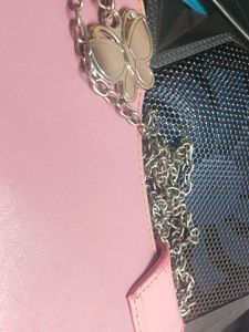 Pink Butterfly Hand Purse 👛