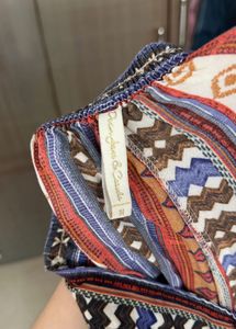 Patterned Wide Trousers | M size