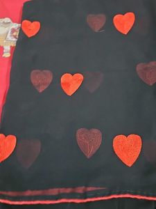 Heart Pattern Saree