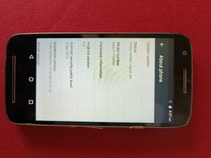 Moto E4 - 16GB - Black Original Condition