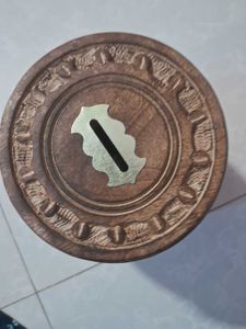 Wooden Coin Bank
