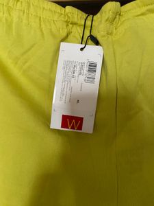 W Women’s Lime Green Colour legging (L)