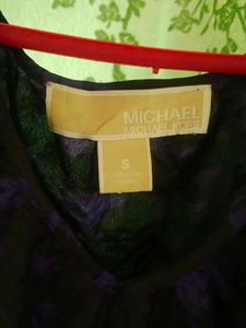 Michael Kors Print Peplum Top