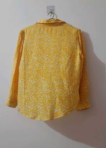 Yellow Printed Top