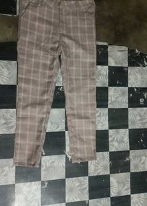Checkered Casual Pants