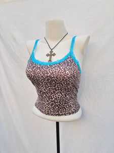 Leopard Lacey Cami