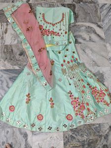Very Heavy Designer Mirror Work Lehenga Choli