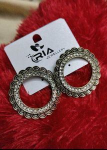 Combo Of Hollow Stone Drop Earrings
