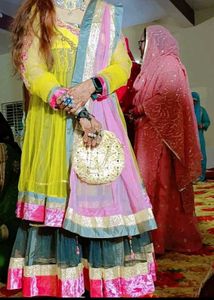 Bollywood Style Frock Party Wear Gown Evening Dres