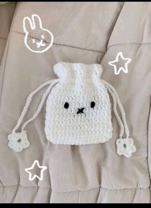 Crochet Miffy Pouch
