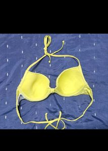 H&amp;M Yellow Bikini Top