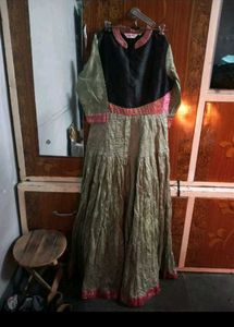 Olive Green Biba Gawn