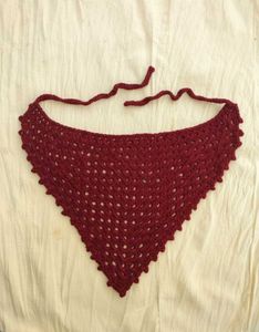 Handmade Crocheted Bandana Pack Of 2