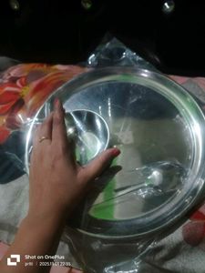 Steel Thali Set - New