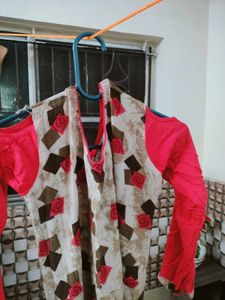 Floral Print Kurta