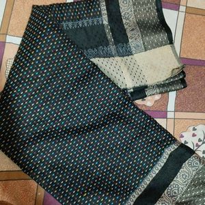Black Woolen Shawl