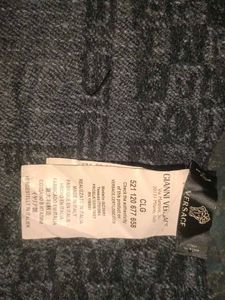 Authentic Reversible Versace Wool Scarf