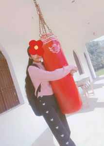 pink pullover sweater