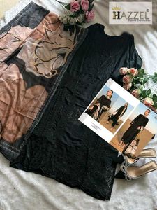 Elegant Black Embroidered Suit