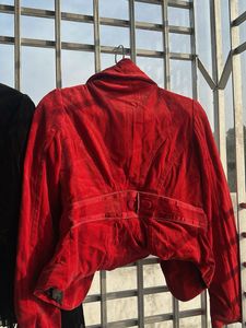 Velvet Blazers - Black and Red Combo