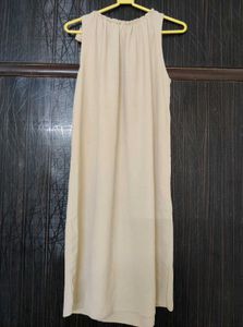Beige Midi Dress