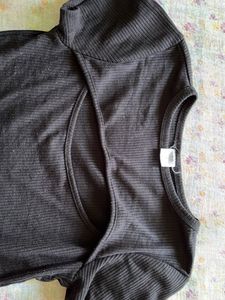 Black Crop Top