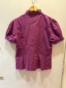 Vintage Lace Trim Strachable Top