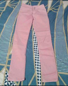 Pink Denim Jeans