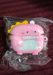 Pink Dinosaur silicon Pro &Pro2 Airpod Case Cover