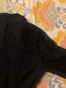 GUESS Stylish Black Button-Up Shirt for Women