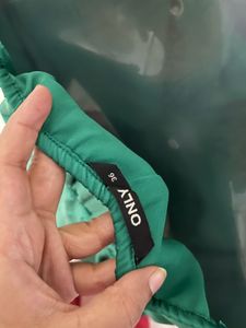 Pintrest Silk Emerald Green Romper