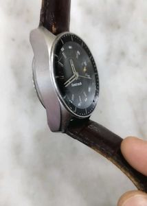 Leather Strap Watch